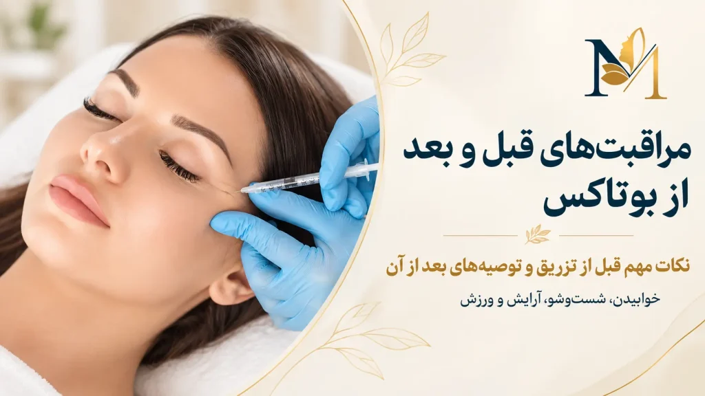 مراقبت‌های قبل و بعد از بوتاکس؛ خوابیدن، شستن صورت، آرایش و ورزش